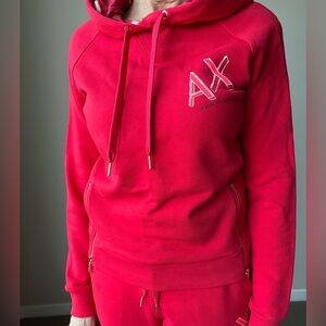 Armani Exchange Vibrant Red Sweatshirt